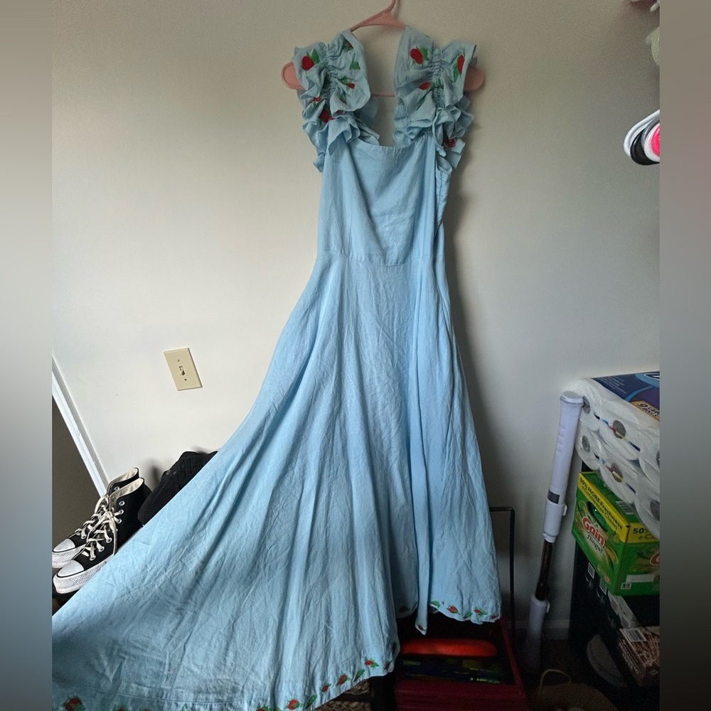 Light blue Fanm Mon Maxi Dress